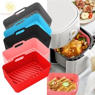 1pcs Silicone Air Fryers Oven Baking Tray Pizza Fried Chicken Silicone Basket
