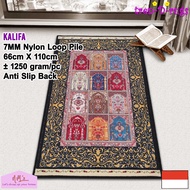 Tren-D-rugs Karpet sajadah motif turkey alas lantai masjid minimalis anti slip 66 cm x 110 cm - NMs