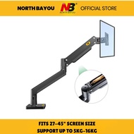 North Bayou NB-G50 27-45" Desktop Monitor Single Arm Mount with Full Motion Swivel