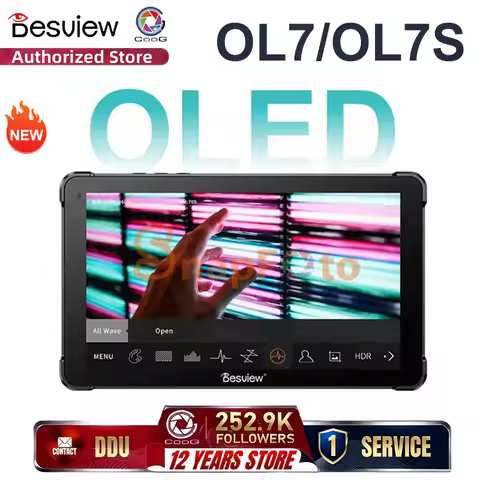 Desview OL7/OL7S OLED Monitor 1200Nits 7-inch HD2.0 60Hz Input/Output 4K60 Touch Screen∵Monitor