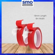 SELOTEP STATIONERY - MASTERS ACRYLIC FOAM TAPE TRANSPARENT DOUBLE SIDED FOAM TAPE SAIZ 18MMX8M & 10M