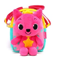 [Pinkfong]Baby Shark bag Backpack for Missing Child Prevention Kids Toddler Bag;Anti-miss strap bag