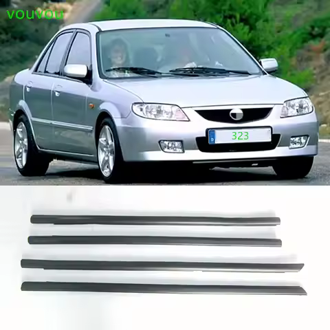 Car accessories B25D-50-640 body parts outer door glass window tape for Mazda 323 family Protege 5 B