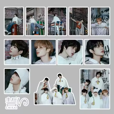 10/99pcs Kpop Album CHIKAI Magazine Cover HD Photo Stickers Cui Fangui Photos Hand Account Material 