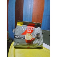 Nescafe White Coffee Less Sugar (15x27gr) Nescafe 3in1 White Coffee Less Sugar