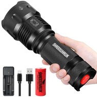Original USB Re-chargeable LED Flashlight Super Bright 80000LM Shadowhawk Tactical Flashlight For Camping, Hiking, Hunting, Exploring