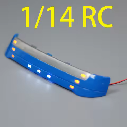1pcs Plastic Sun Visor with Lights for 1/14 Tamiya RC Truck VOLVO FH16 750 56360