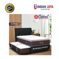 spring bed central sorong almond 120x200 sansaran x1 hitam Limited