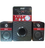 Gmc 888R Multimedia Speaker Aktif 90Wrms Active Subwoofer System 2.1Ch