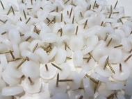 Paku Plastik Alas Kaki Bawah Meja Kursi Lemari Sofa Bangku Putih 20mm