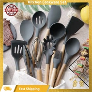 12Pc Silicone Baking Tools Cooking Tools Baking Set Non Stick Kitchen Cookware Set Cooking Set Masak