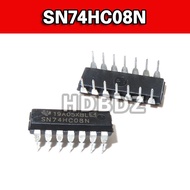 10pcs 74HC08 74HC08N SN74HC08N DIP14 Logic Integrated Circuit Chip IC