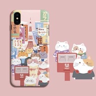 情侶款大板美食節 貓咪/柴犬IPhone Case⚡全包鏡頭位設計⚡(有出華為P20/P30/Nova 5/5 PRO)