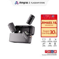 Amgras SoundMeta XTS Wireless Microphone Mobile Phone Camera Vlog/Live Lavalier Dual Noise Cancellin