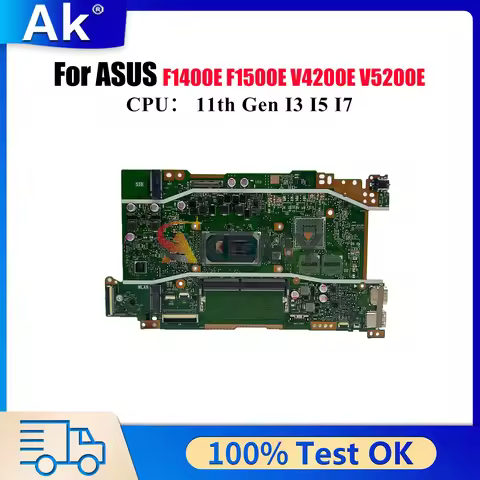 X415EA Laptop Motherboard For ASUS VivoBook X515EA F1500E V4200E V5200E X415EQ X415E F1400E X415EP M