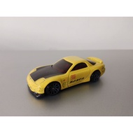 Hot Wheels 95 Mazda RX-7 yellow loose