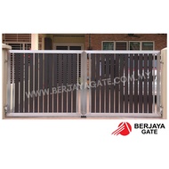 【PRE-ORDER MDSG 1】10x5.5ft Main Double Swing Gate / Pintu Pagar / Stainless Steel 304 / Aluminium / Klang Valley / KL