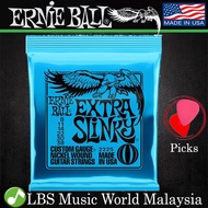 Ernie Ball 2225 Extra Slinky Nickel Wound Electric Guitar String (08-38)
