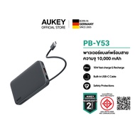 AUKEY PB-Y53 พาวเวอร์แบงชาร์จเร็ว Spark Sling 10000 mAh เทคโนโลยี AiPower และ USB-C Power Bank AiPow