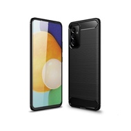 Samsung Galaxy A82 5G Fiber Softcase Carbon Premium Case - (Black)
