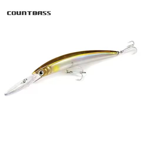 Countbas Floating Minnow Wobblers 110mm 15.6g Angler's Lure for Fishing Diving Depth 2.5-3m Hardbait