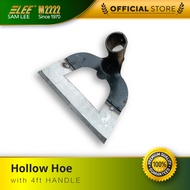 [SAMLEE M2222] Heavy Duty Hollow Hoe with 4ft Wooden Handle [CANGKUL TANAH BESI HOLLOW]