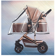 四季嬰兒手推車防風防塵防雨車罩配件