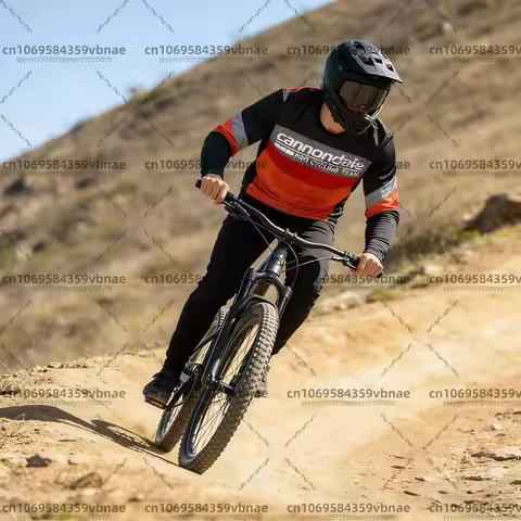 cannondale mtb jersey men's motocross enduro downhill t-shirt BMX mountain bike apparel Camiseta mot