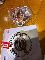 Skull panda phone chain