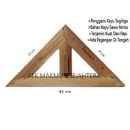 Triangular Wooden Ruler