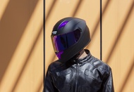 Full face motorcycle helmet Motorcycle street bike helmet with horns adult DOT approved