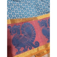 Preloved blue saree.