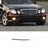 แคสไอแพดหลากสีแถบคิ้วกันชนโครเมียม W211มีดแต่งขอบเหมาะสำหรับ MERCEDES E CLASS 2006.06 - 2009.12 Fit 