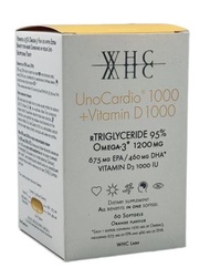 UnoCardio 1000 + Vitamin D 95% 高純度深海魚油 60 粒 WHC001