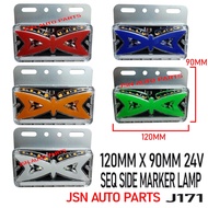 J115S13 120MM X 90MM J171 24V SEQ SIDE MARKER LAMP , SIDE LAMP