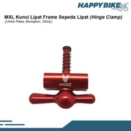 MXL Hinge Clamp Pengunci Lipatan Aksesoris Sepeda Lipat 3 Lipatan