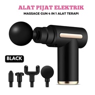 Massage Gun 4 IN 1 Electric Massage Tool Portable Fascial Gun Muscle Therapy Tool - Massage gun Elec