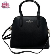 CHAT BEFORE PURCHASE)NEW AUTHENTIC KATE SPADE SCHUYLER MEDIUM DOME BLACK SATCHEL CROSSBODY BAG K8701