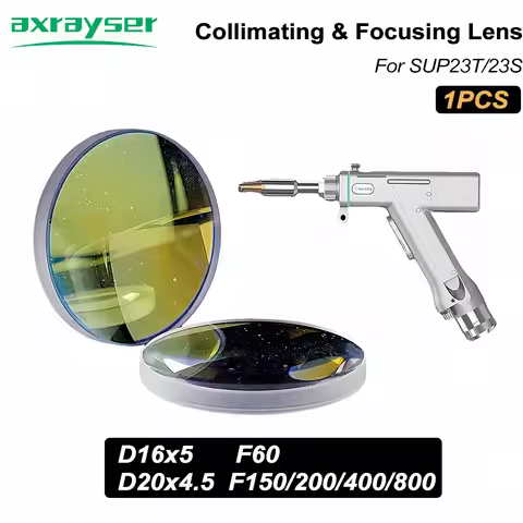 SUP23T SUP23S Laser Collimator Focusing Lens Dia.16mm F60mm Dia.20mm F150/200/400/800mm for Handheld