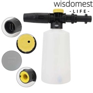 WISDOMEST Car Soap Foam Generator, Handheld 750ML Snow Foam Lance, Portable Adjustable Sprayer Nozzl
