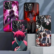TOUGEN ANKI Glass Phone Case For IPhone 16 15 14 13 12 11 Pro XR XS Max Plus Mini X XR 8 7 6s SE2/3 