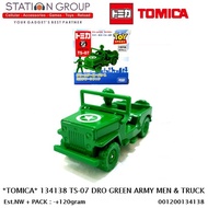 TOMICA TOMICA TOMICA TOMICA TOMICA TOMICA 134138 TS-07 DRO GREEN ARMY MEN & TRUCK