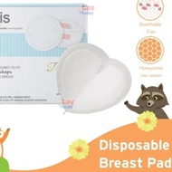 Sliced Breastpad Contents 60 Disposable Breast Pad honeycomb Like pigeon
