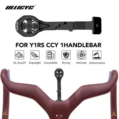 ULLICYC For Y1RS CCY1 Integrated Handlebar Computer Mount Compatible With Gopro/GPS/Garmin/Bryton/Wa