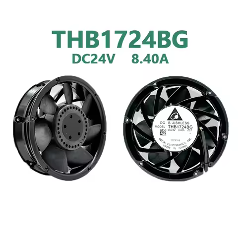 THB1724BG DC24V 8.40A 172x172x51mm 4 Wire High Speed Industrial DC Cooling Fan