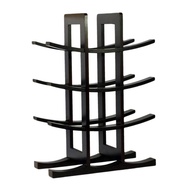 ❤[New Product Promotion]❤Wooden Bamboo Wine Rack 12 Bottle Bar Kitchen Dining Storage Liquor Holder Home Decor Counterto