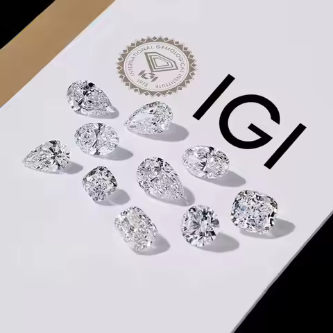With IGI Certificate Fancy Shape Lab Grown Diamond 7ct 8ct 9ct 10ct 20ct 30ct HPHT CVD Laboratory Di