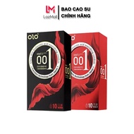 Combo 2 hộp: Olo 001 Thin Square Black và Red