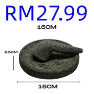 &lt;&lt;16CM--RM27.99&gt; Stone-cobek Stone &amp; Sambal Mortar/Swipe Mortar/Stone Mortar/Mortar and pestle