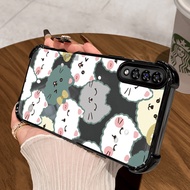 Casing HP For Samsung A50 A50s A30s Case Protective Casing Cute Kitten Pattern Silicone Softcase HP 